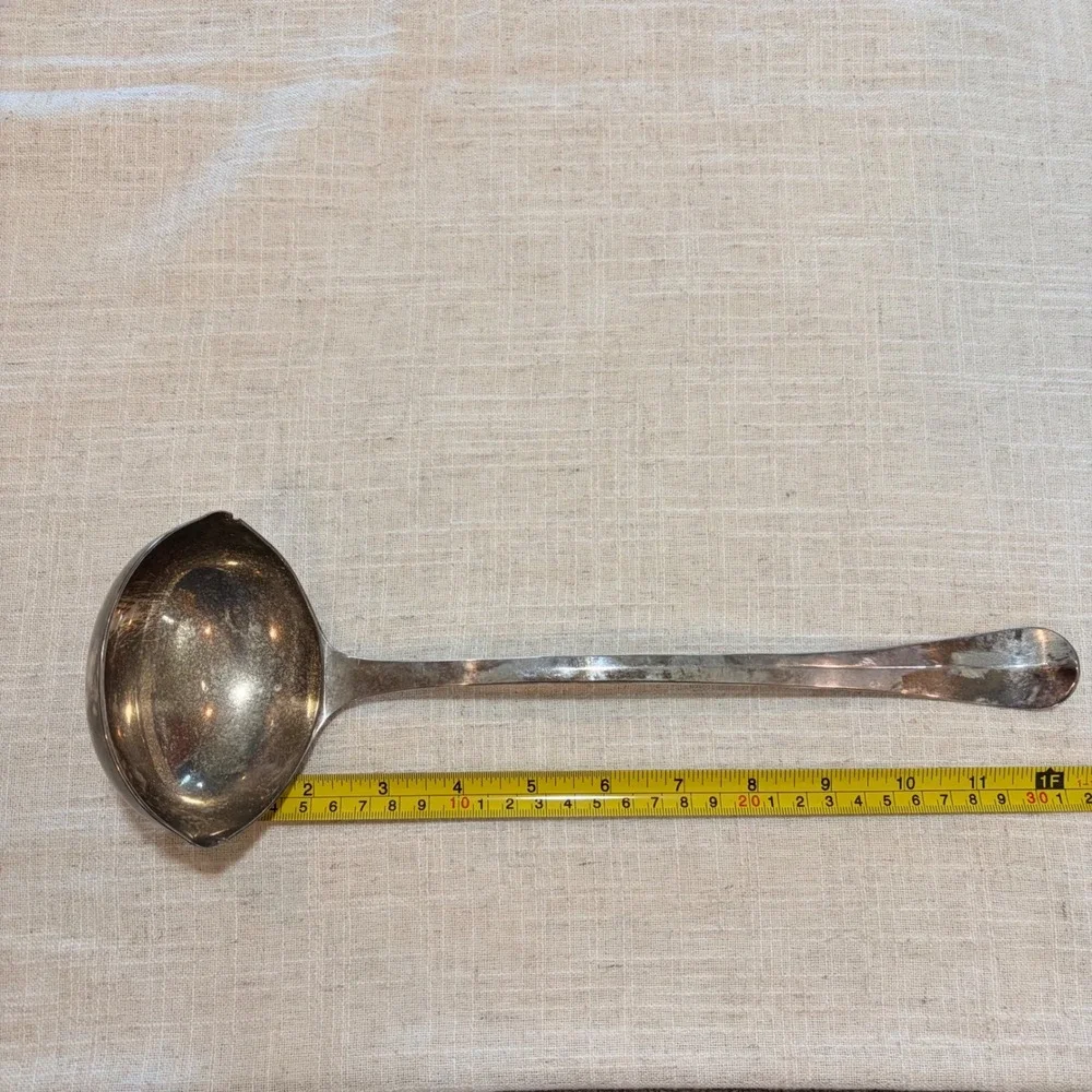 Lot of Vintage Silverplated Ladles and‎ Sugar Tongs 3pc